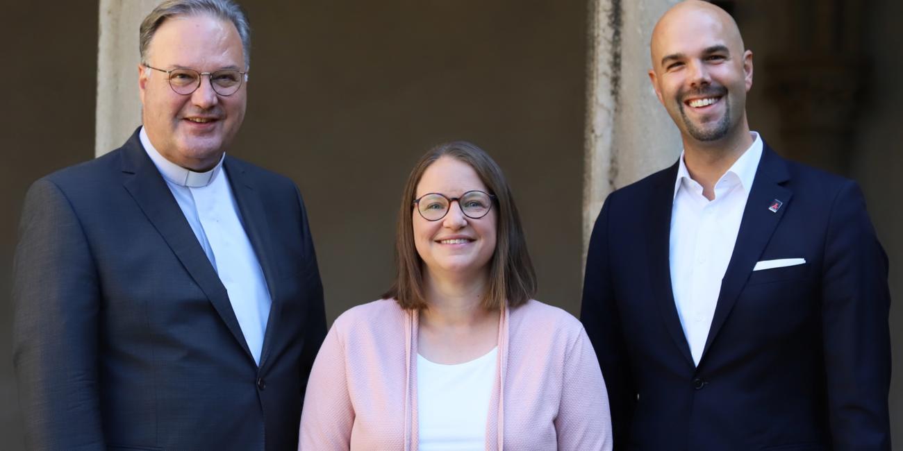 Teamfoto Dr. Ullrich, Fr. Werlein, Hr. Tittel