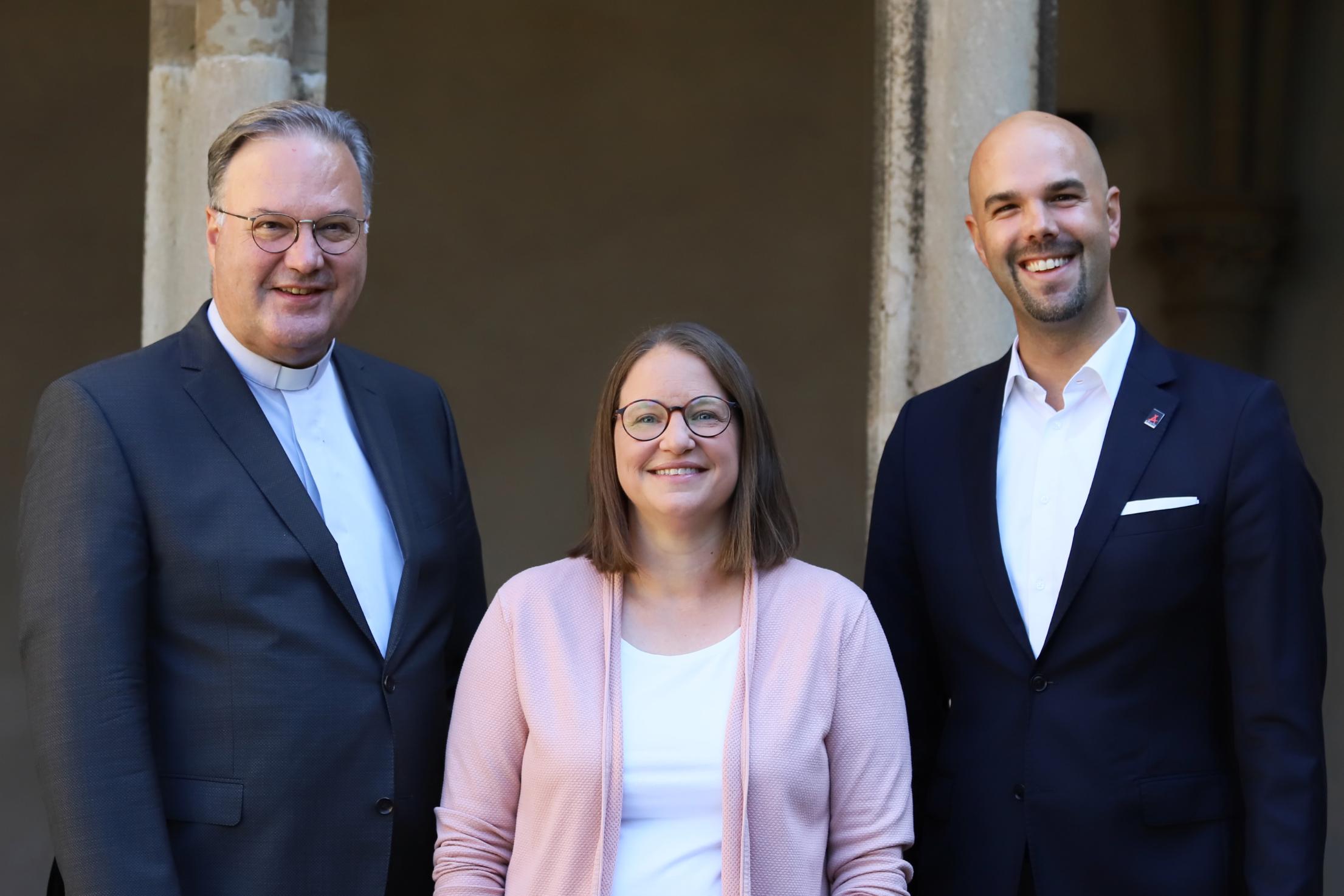 Teamfoto Dr. Ullrich, Fr. Werlein, Hr. Tittel